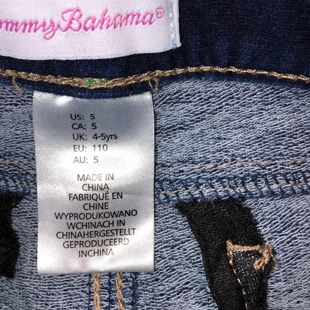 Tommy Bahama 4-5 years Little Girls denim shorts